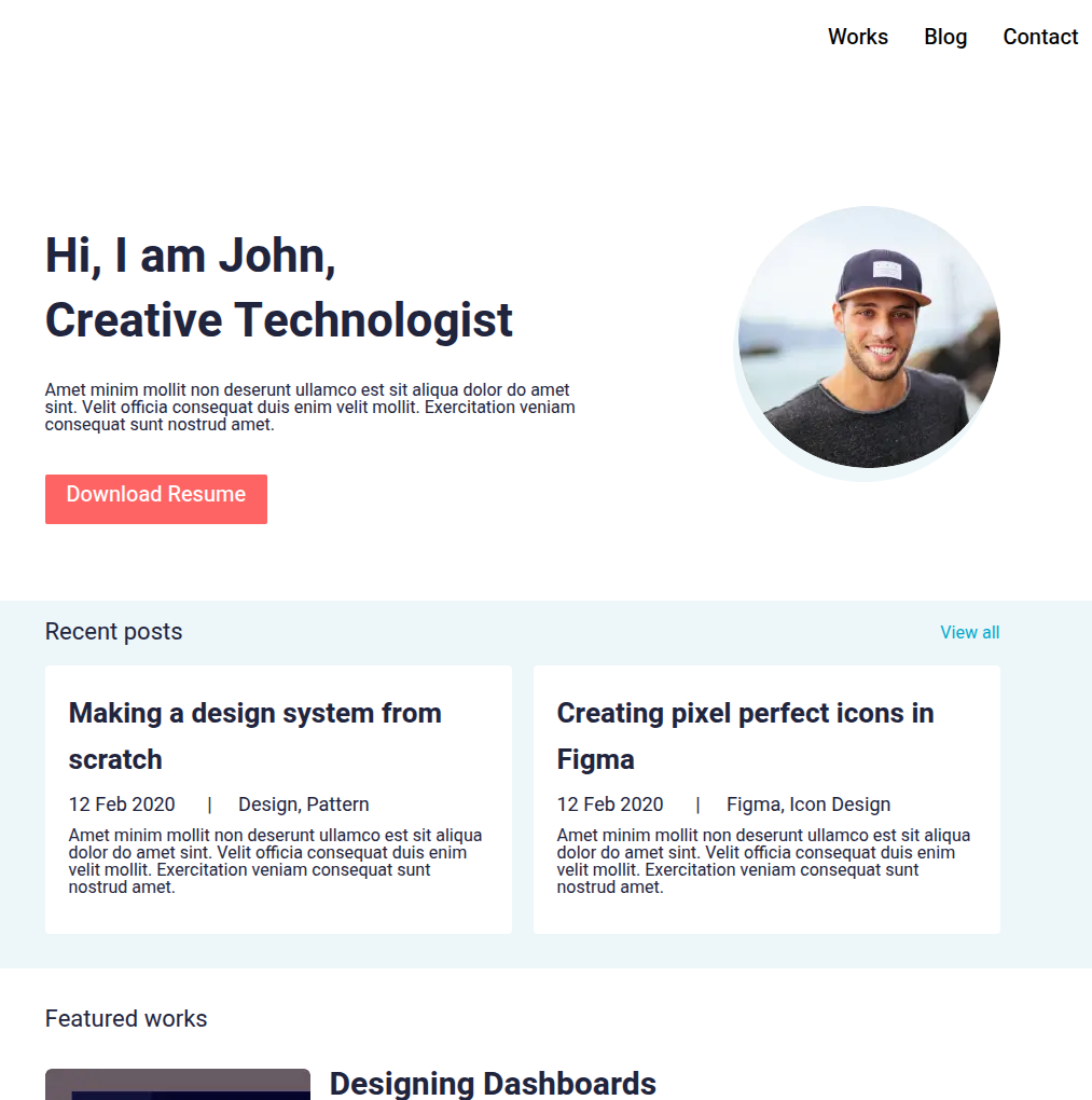 Website preview